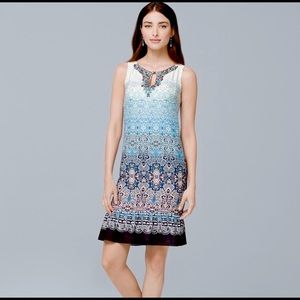 NWT White House Black Market Ombré Shift Dress